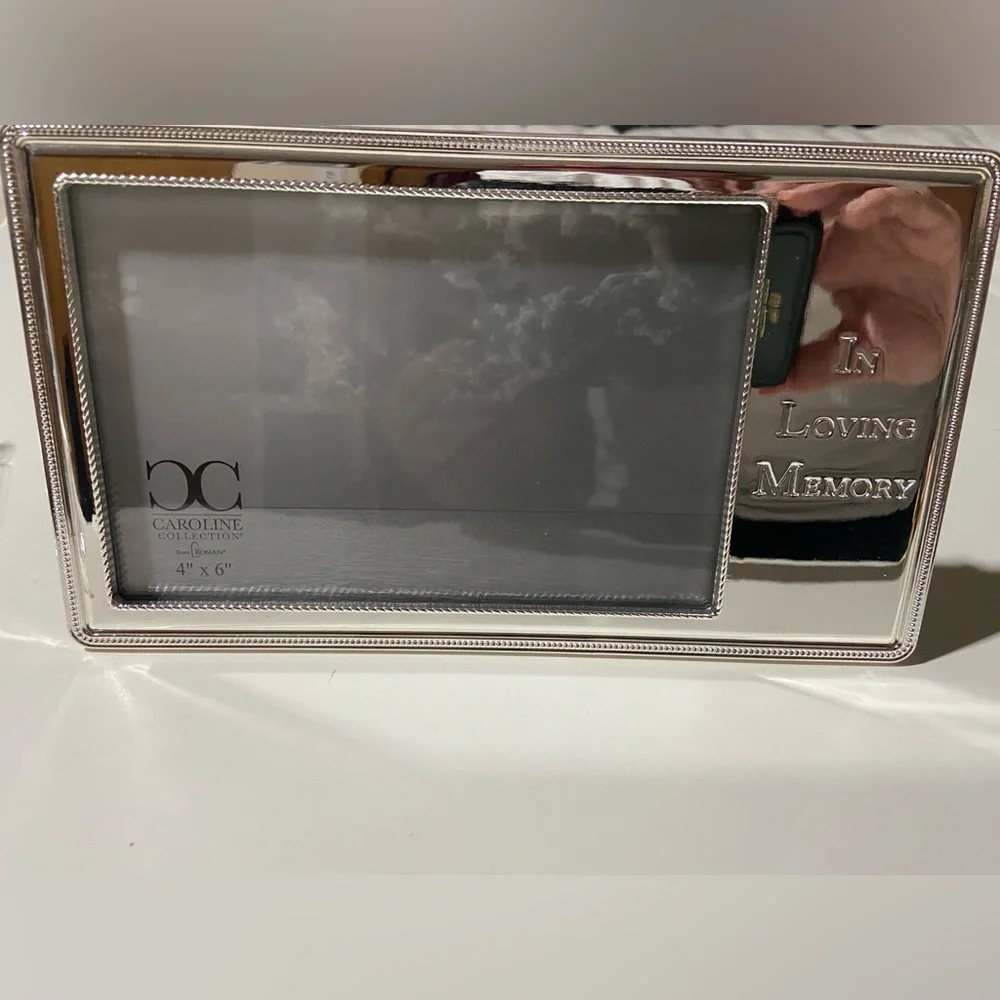 Caroline Collection Silver Picture Frame - Picture 2 of 8